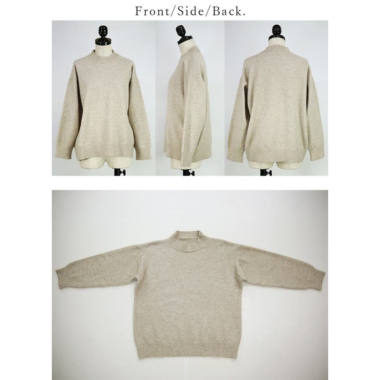 ミックスカラーオーバーニット ニット レディース | and it  | 詳細画像16 