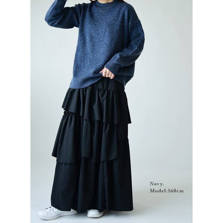 ミックスカラーオーバーニット ニット レディース | and it  | 詳細画像6 