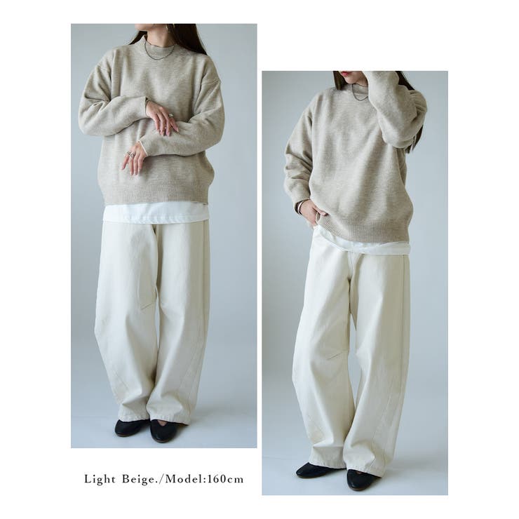 ミックスカラーオーバーニット ニット レディース | and it  | 詳細画像8 