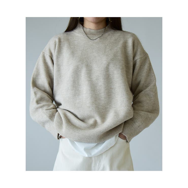 ミックスカラーオーバーニット ニット レディース | and it  | 詳細画像9 