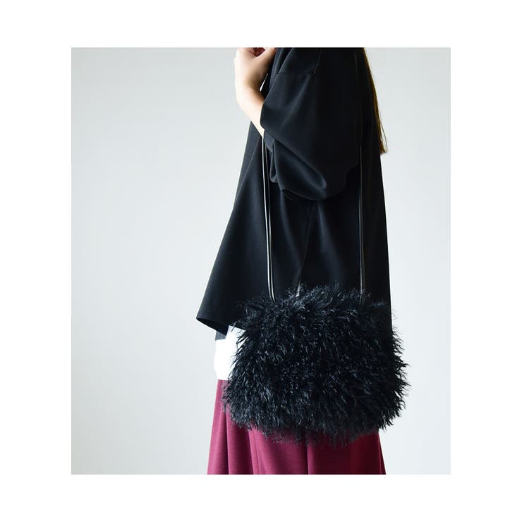 ロングファー巾着バッグ バッグ レディース | and it  | 詳細画像10 