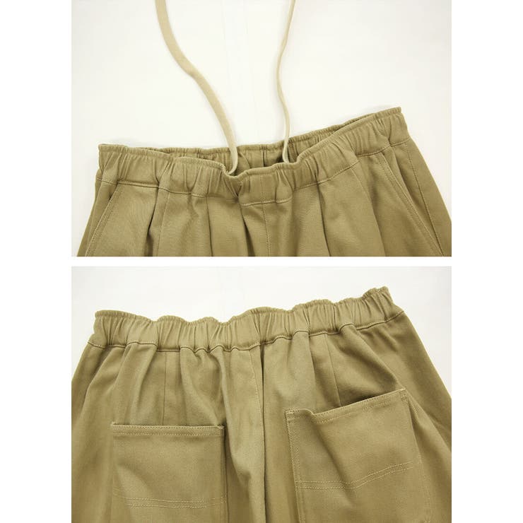 裾タックバルーンツイルイージーパンツ パンツ レディース | and it  | 詳細画像15 