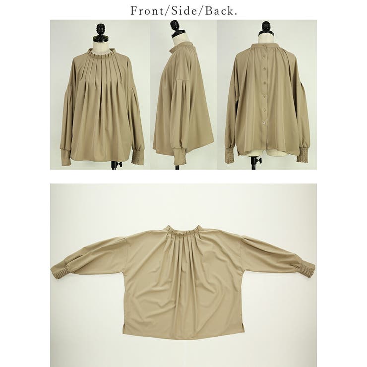 モチコさんコラボ家事ラク2wayブラウス ブラウス レディース | and it  | 詳細画像16 