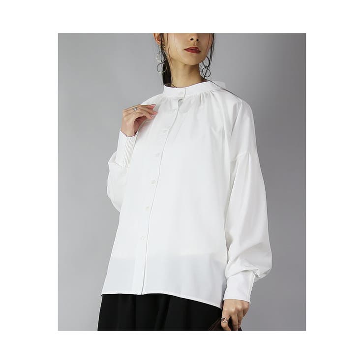 モチコさんコラボ家事ラク2wayブラウス ブラウス レディース | and it  | 詳細画像9 