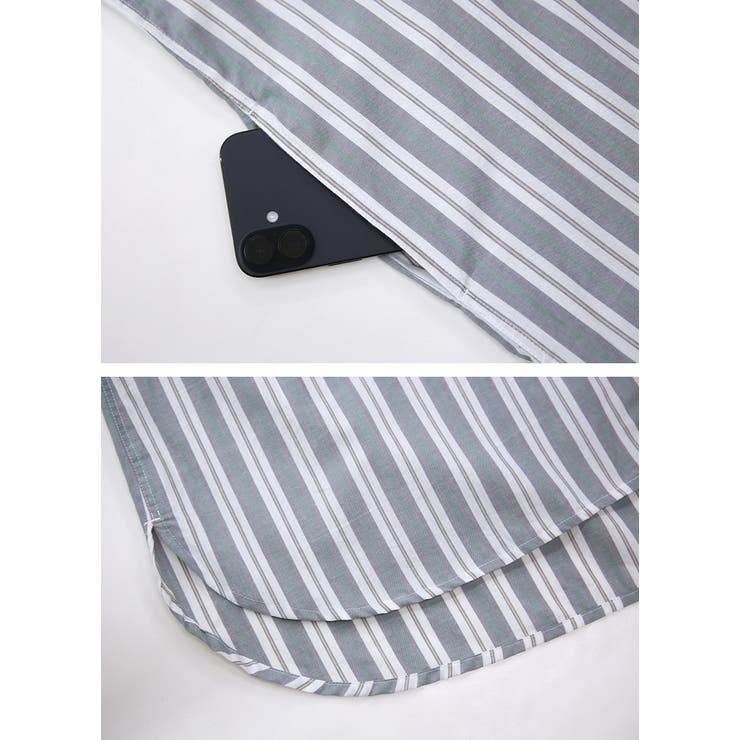 シャツワンピ レディース ポプリン前開き長袖ワンピース | and it  | 詳細画像13 