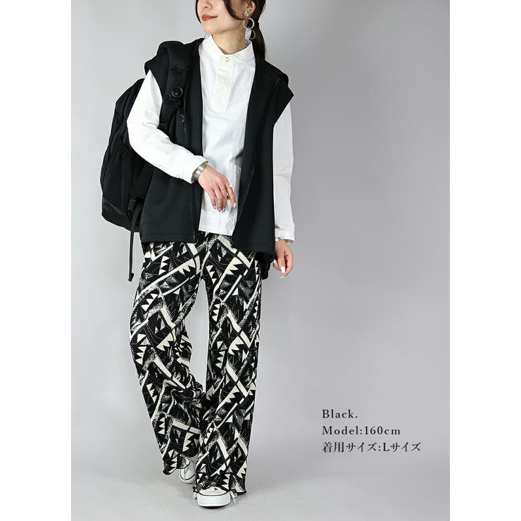 ジレ レディース ポンチフード付きジレ | and it  | 詳細画像8 