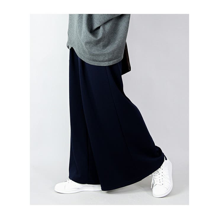 フレアスカート風裏シャギーワイドパンツ パンツ レディース | and it  | 詳細画像12 