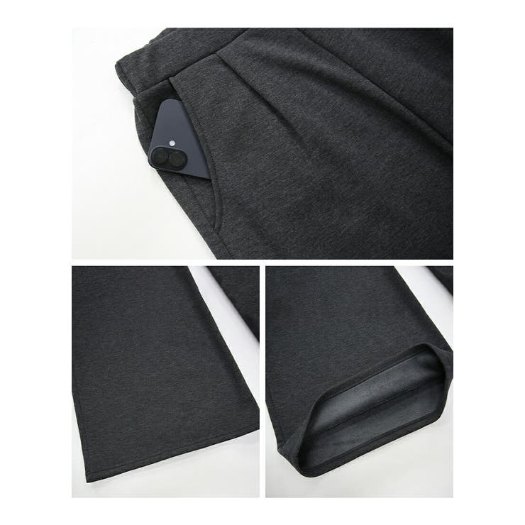 フレアスカート風裏シャギーワイドパンツ パンツ レディース | and it  | 詳細画像18 