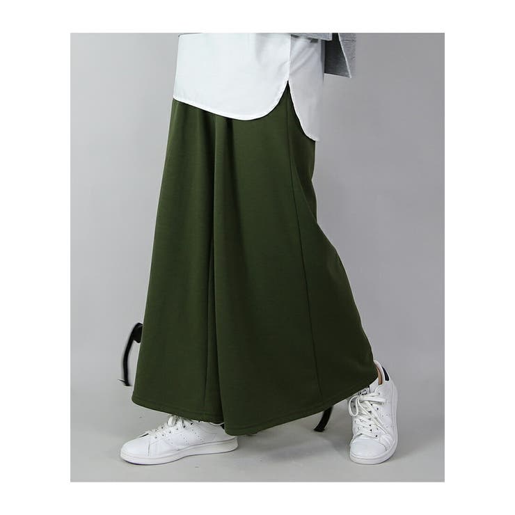 フレアスカート風裏シャギーワイドパンツ パンツ レディース | and it  | 詳細画像9 