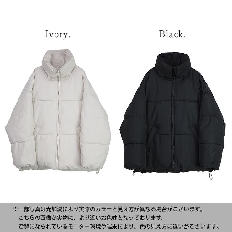 スタンドカラーフェイクダウンコート トップス レディース | and it  | 詳細画像2 