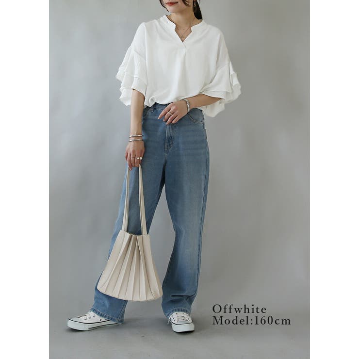 ラッフルスリーブブラウス ブラウス レディース | and it  | 詳細画像12 