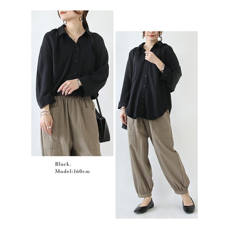 ブラウス レディース ドルマンスリーブブラウス | and it  | 詳細画像10 