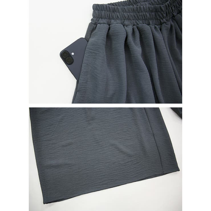 リラックスワイドガウチョパンツ パンツ レディース | and it  | 詳細画像17 