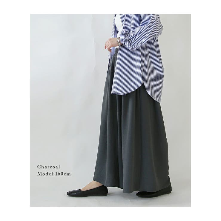 リラックスワイドガウチョパンツ パンツ レディース | and it  | 詳細画像10 