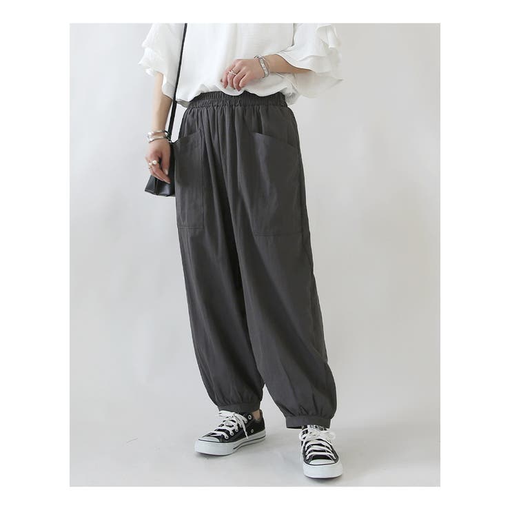 裾つぼみシアーパンツ パンツ レディース | and it  | 詳細画像6 