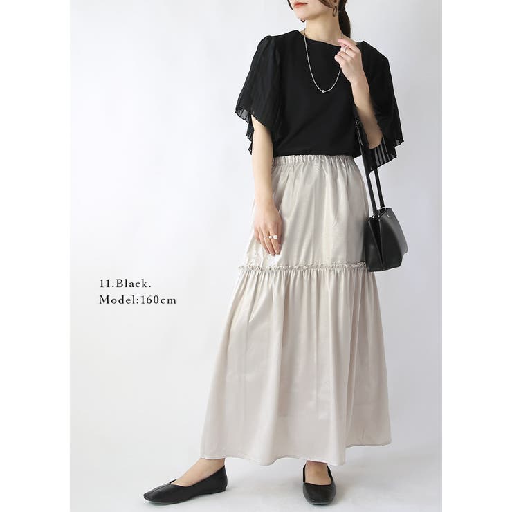 プリーツスリーブポンチプルオーバー プルオーバー レディース | and it  | 詳細画像8 