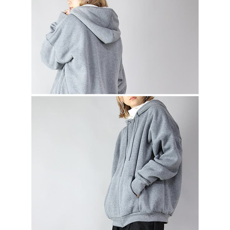 史上最強のあったか裏ボアスウェットジップパーカー トップス アウター | and it  | 詳細画像9 