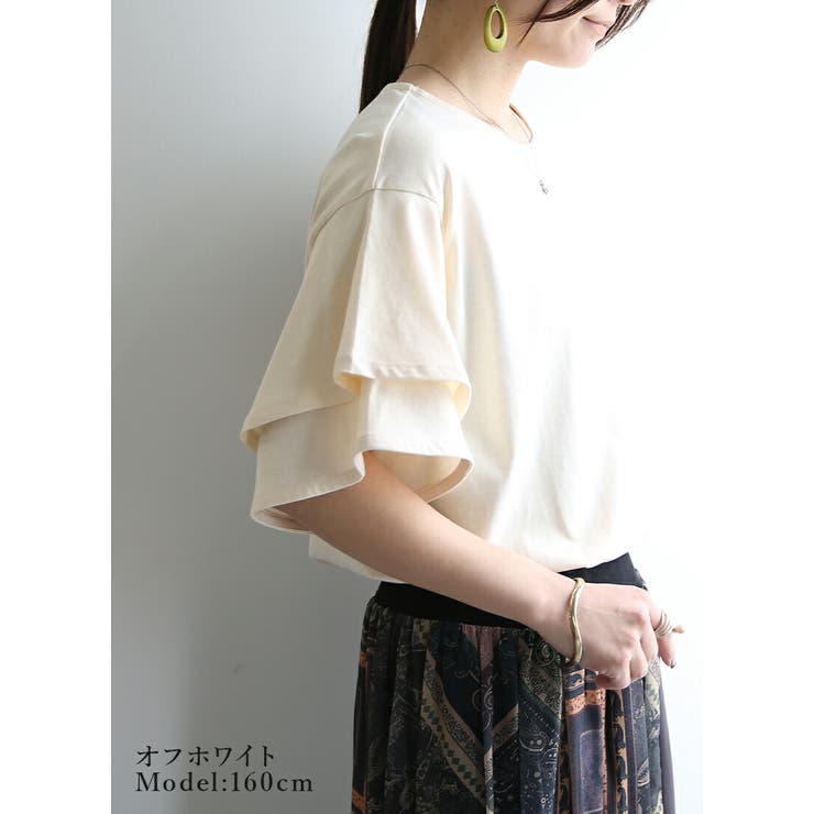 フリル Tシャツ レディース | and it  | 詳細画像11 