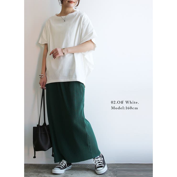 カットソー レディース タックドルマンカットソー | and it  | 詳細画像5 