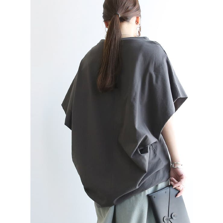 カットソー レディース タックドルマンカットソー | and it  | 詳細画像8 