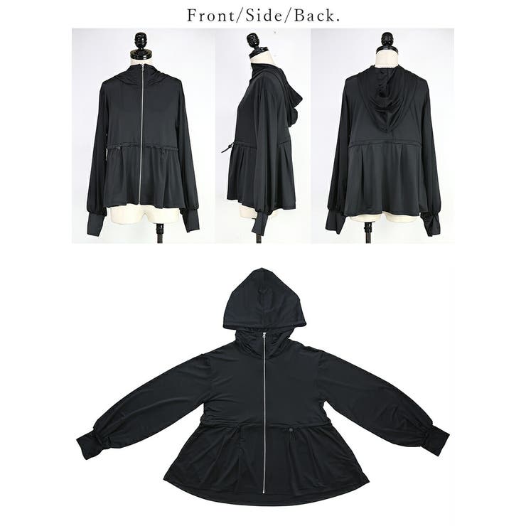 パーカー レディース 接触冷感UVカットパーカー | and it  | 詳細画像13 