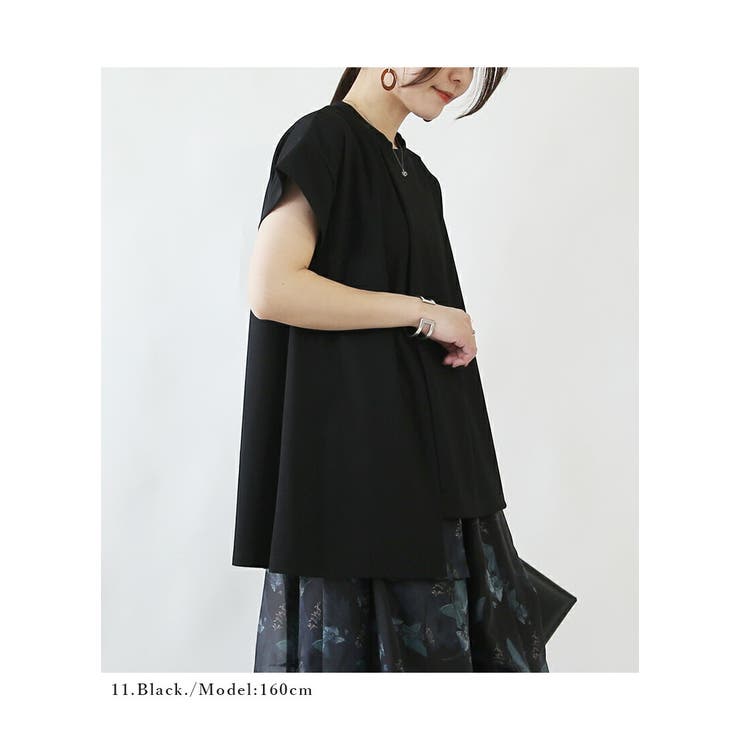 トップス レディース イレギュラーヘムトップス | and it  | 詳細画像11 