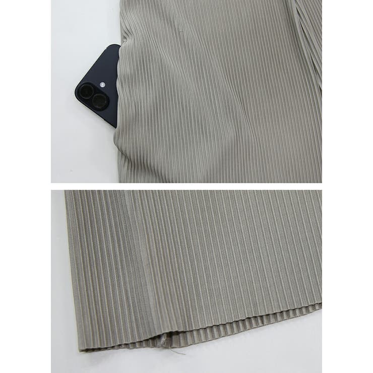 オールインワン レディース セルフカットプリーツレースアップオールインワン | and it  | 詳細画像19 