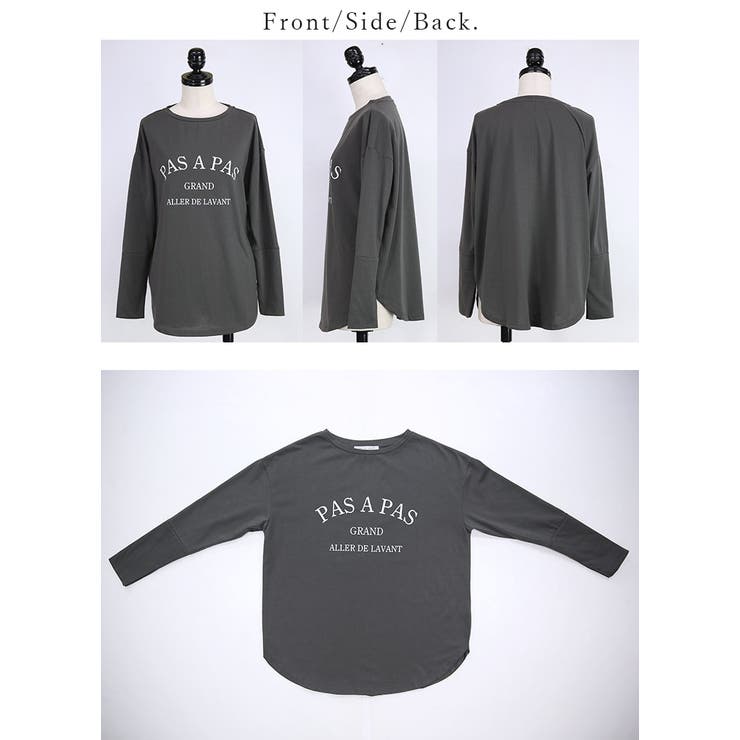 袖スリットがかわいいプリントtシャツ トップス きれいめ | and it  | 詳細画像13 