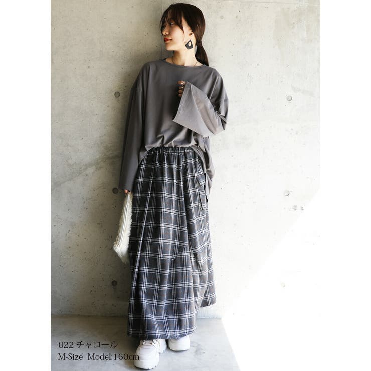 カットソー レディース ドロップショルダー長袖ビッグカットソー | and it  | 詳細画像9 