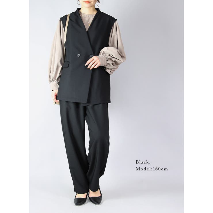 タック入りコクーンパンツ パンツ レディース | and it  | 詳細画像11 