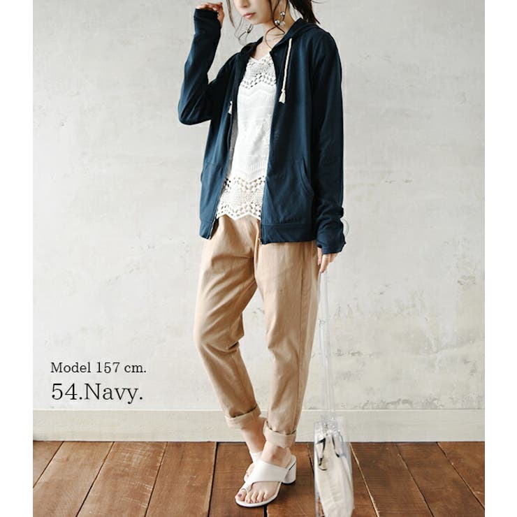 光触媒uvカット指穴zipパーカーレディース 夏服 大きいサイズ 品番 Zx And It アンドイット のレディース ファッション通販 Shoplist ショップリスト