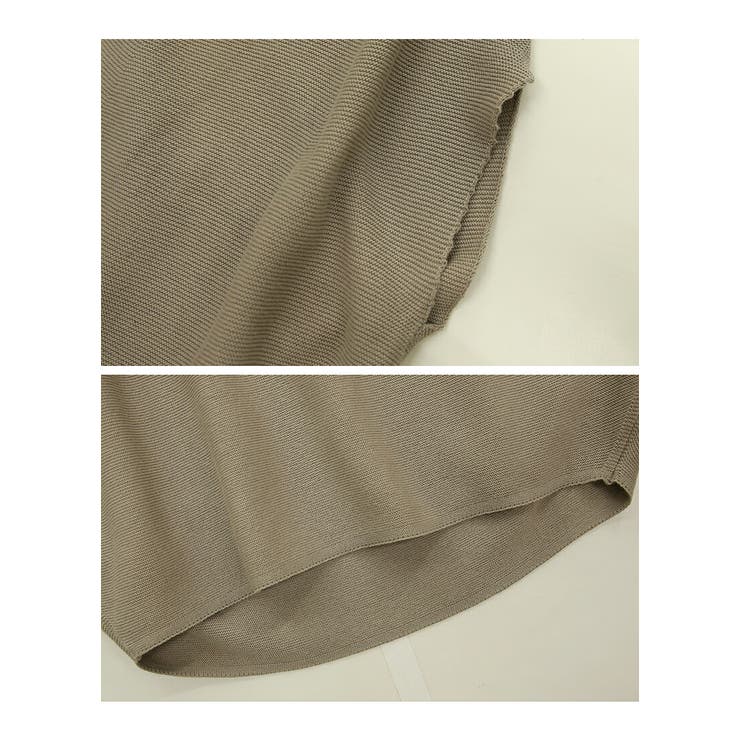 コクーンコットンニット 無地 Vネック | and it  | 詳細画像16 