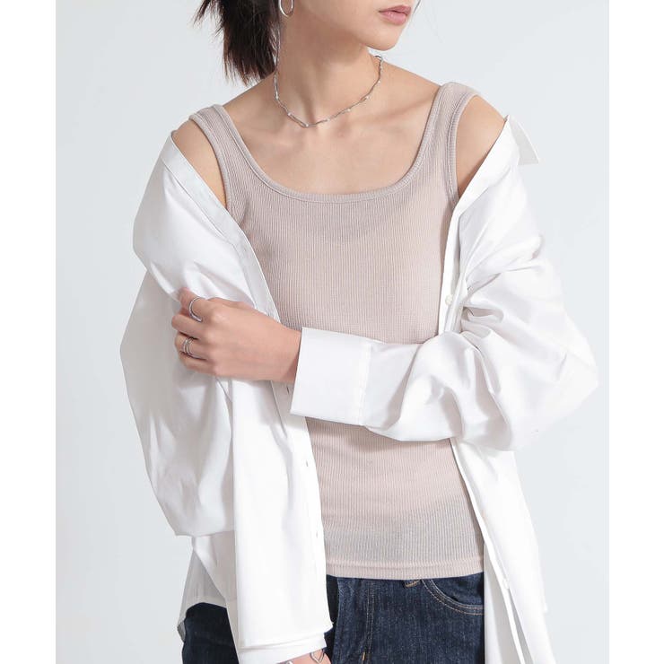 スクエアタンク タンクトップ レディース[品番:ZX000006664 スクエアタンク タンクトップ レディース[品番:ZX000006664