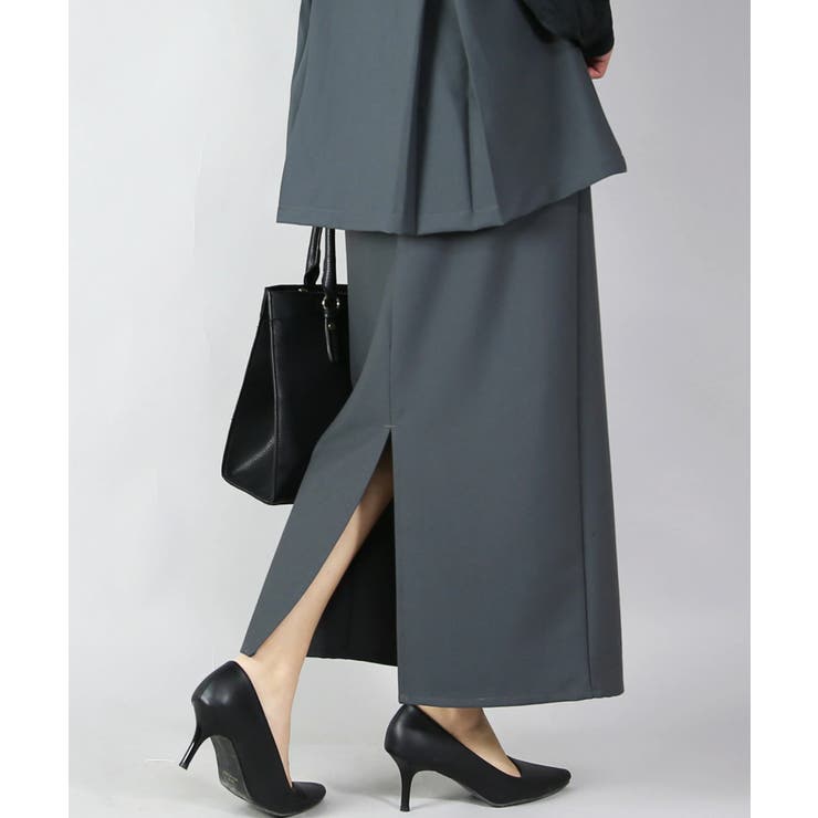 カーボングレー | ロングスカート ボトム レディース | and it 
