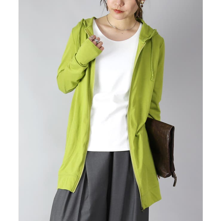 EMOSTANCE ウィーン馬パッチジップパーカー カーキ sqnz（エスキュンズ）】sqnz washed wappen zip p/k / ジップ