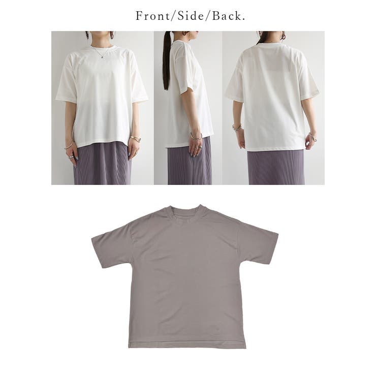 Tシャツ レディース半袖 無地 | and it  | 詳細画像14 