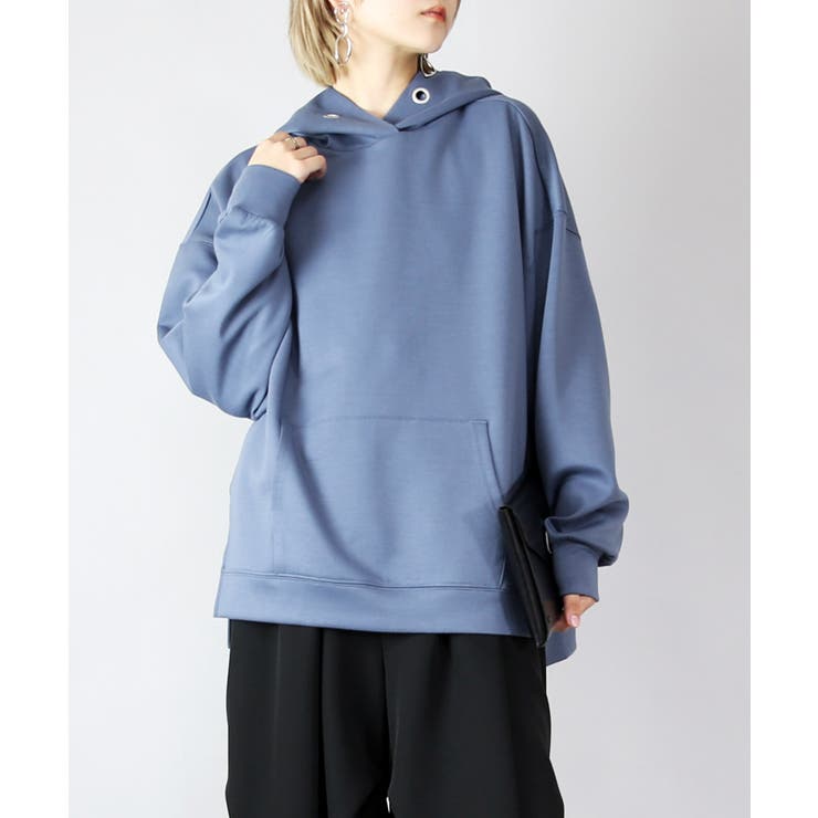 34ブルー | スクーバパーカー スエットスウェット 秋服 | and it 