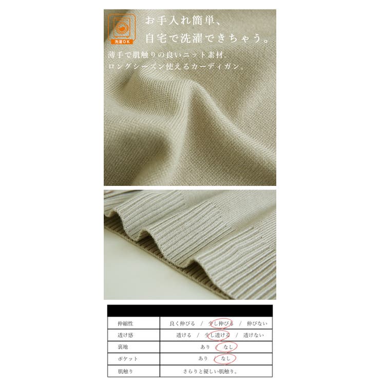 Vネックボタンニットベスト ベスト ニット | and it  | 詳細画像4 