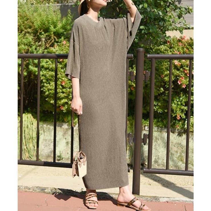 モカ | セルフカット楊柳ワンピース ワンピース レディース | and it 