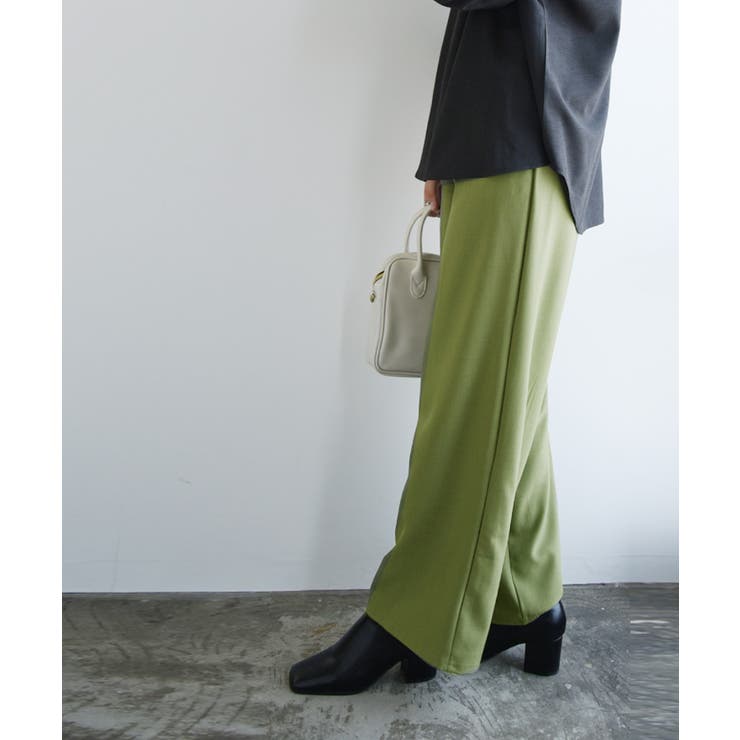カラーワイドパンツ パンツ ワイドパンツ[品番：ZX000006504