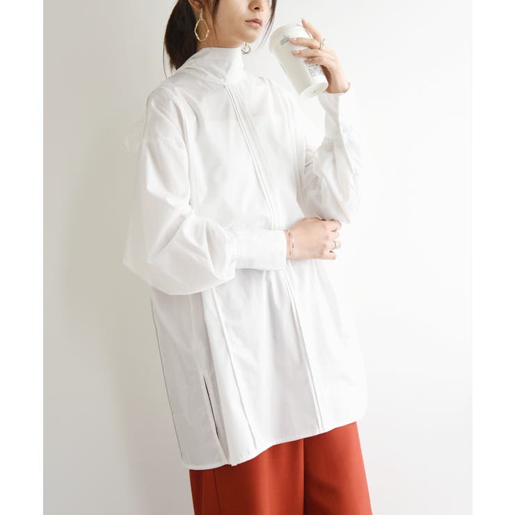 11-ホワイト | ブロードボウタイピンタックブラウス ブラウス レディース | and it 