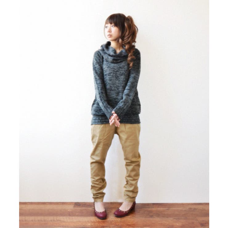 ツイルタックサルエルパンツ[品番：ZX000001298]｜and it