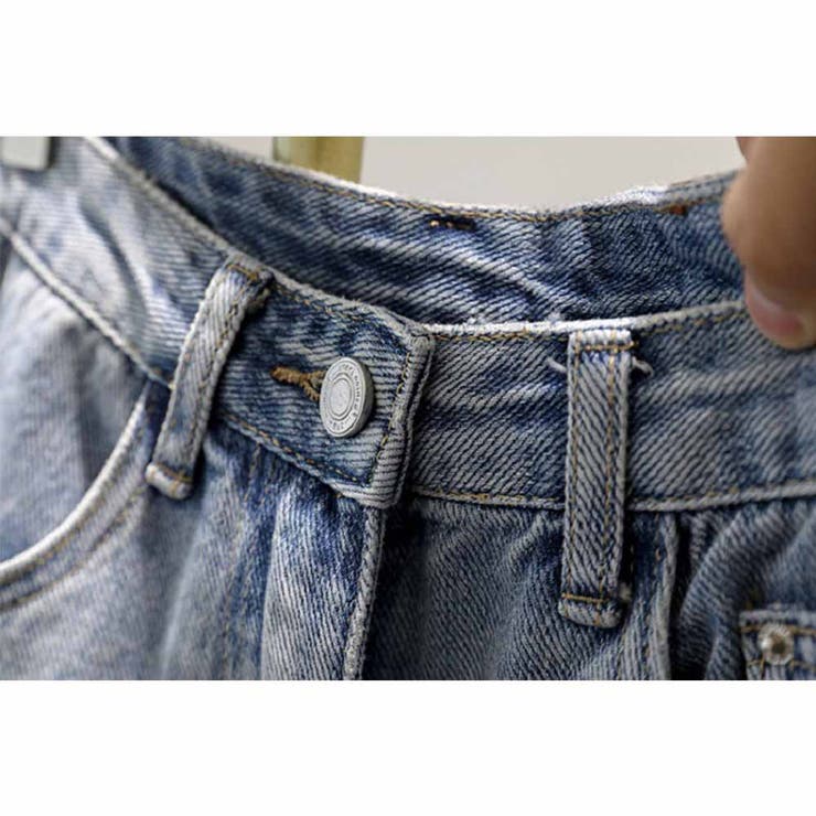 ダメージデニムショートパンツ ハイウエストダメージショートパンツ ショーパン | And Kawaii | 詳細画像10 