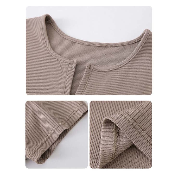 Tシャツ きれいめ 半袖 トップス カジュアル 韓国 | And Kawaii | 詳細画像3 