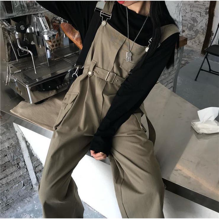 サロペット オールインワン レディース オールインワンパンツ 韓国風  | And Kawaii | 詳細画像13