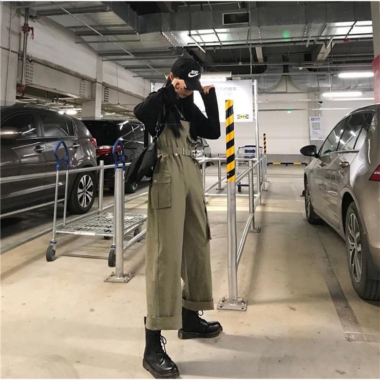 サロペット オールインワン レディース オールインワンパンツ 韓国風  | And Kawaii | 詳細画像2