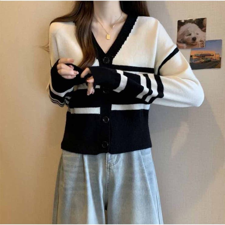 カーディガン サマーニット ニットジャケット ニットトップス | And Kawaii | 詳細画像6 