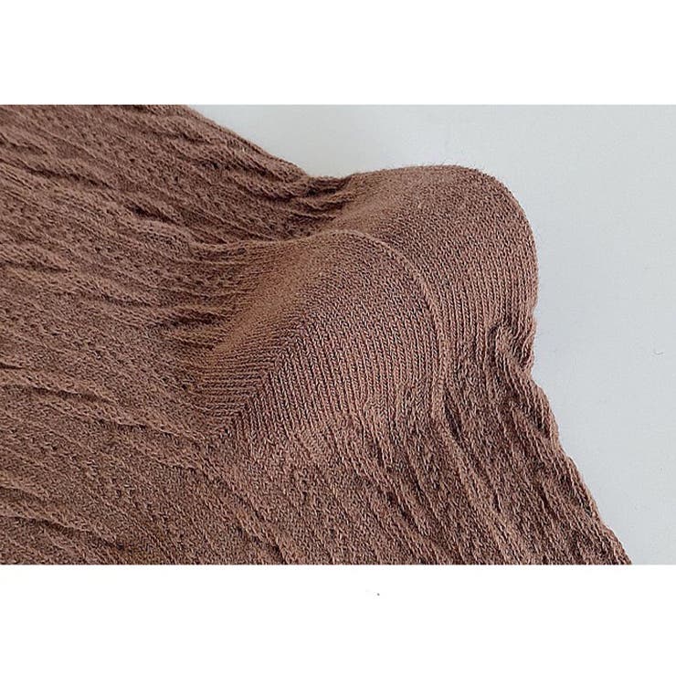 靴下 ソックス 韓国ファッション 秋 冬 ケーブル編みデザイン | And Kawaii | 詳細画像4 