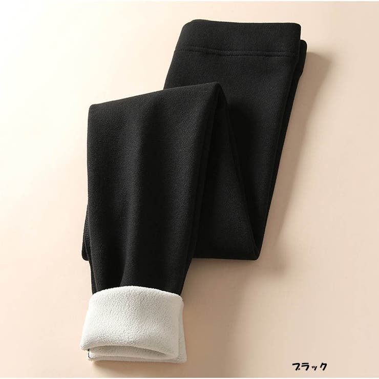 ブラック | レギンスパンツ 裏起毛 レディース 暖かい | And Kawaii