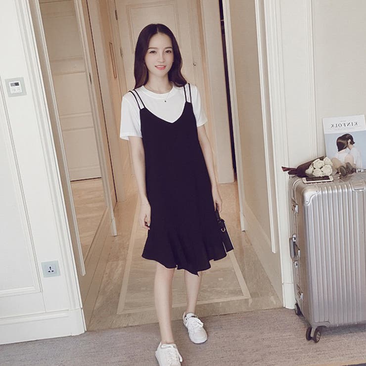 ワンピース ミニ丈 ペチワンピース Uネック 人気スカート 品番 Akiw And Kawaii アンドカワイイ のレディースファッション通販 Shoplist ショップリスト